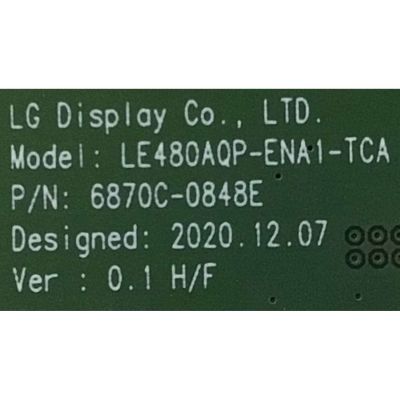 T-CON PARA TV SONY / NUMERO DE PARTE 6871L-6385G / 6870C-0848E / LE650PQL / MODELO XR-65A90J / XR65A90J / XR-65A80J / XR65A80J - Imagen 3